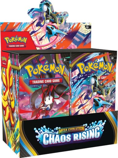 Mega Evolution Chaos Rising Booster Box sealed Pokémon TCG product