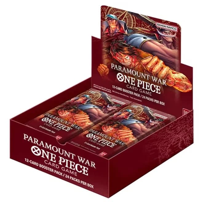One Piece OP-02 Paramount War Booster Box, sealed