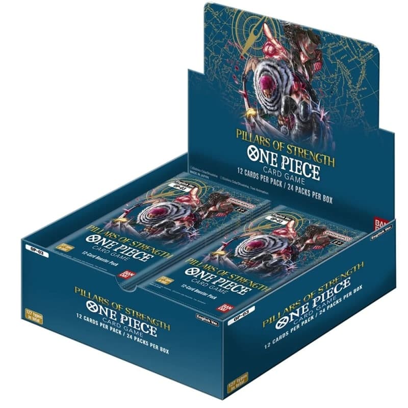 One Piece OP-03 Pillars of Strength Booster Box, sealed