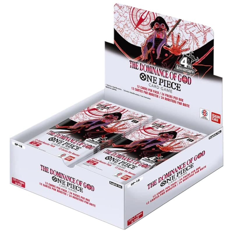 One Piece OP-18 The Dominance of God Booster Box, sealed